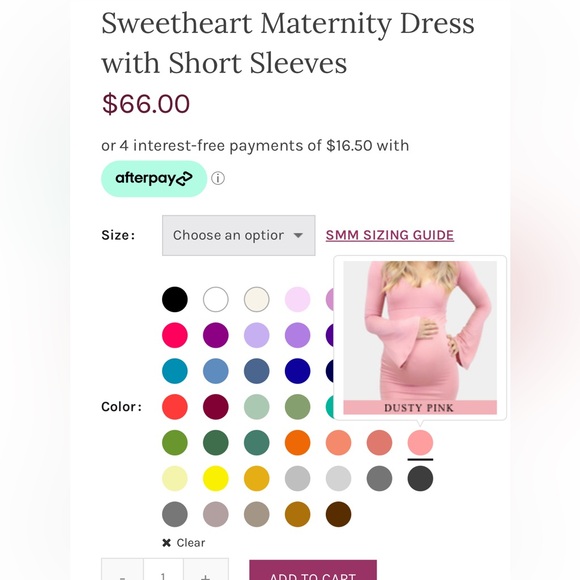 Sexy Mama Maternity Off the Shoulder Sweetheart Maternity Dress - Picture 7 of 7